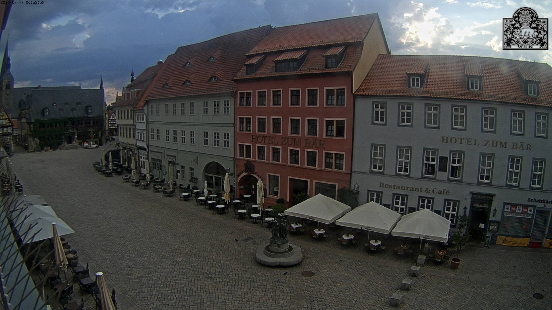 Archiv Foto Webcam Marktplatz Quedlinburg