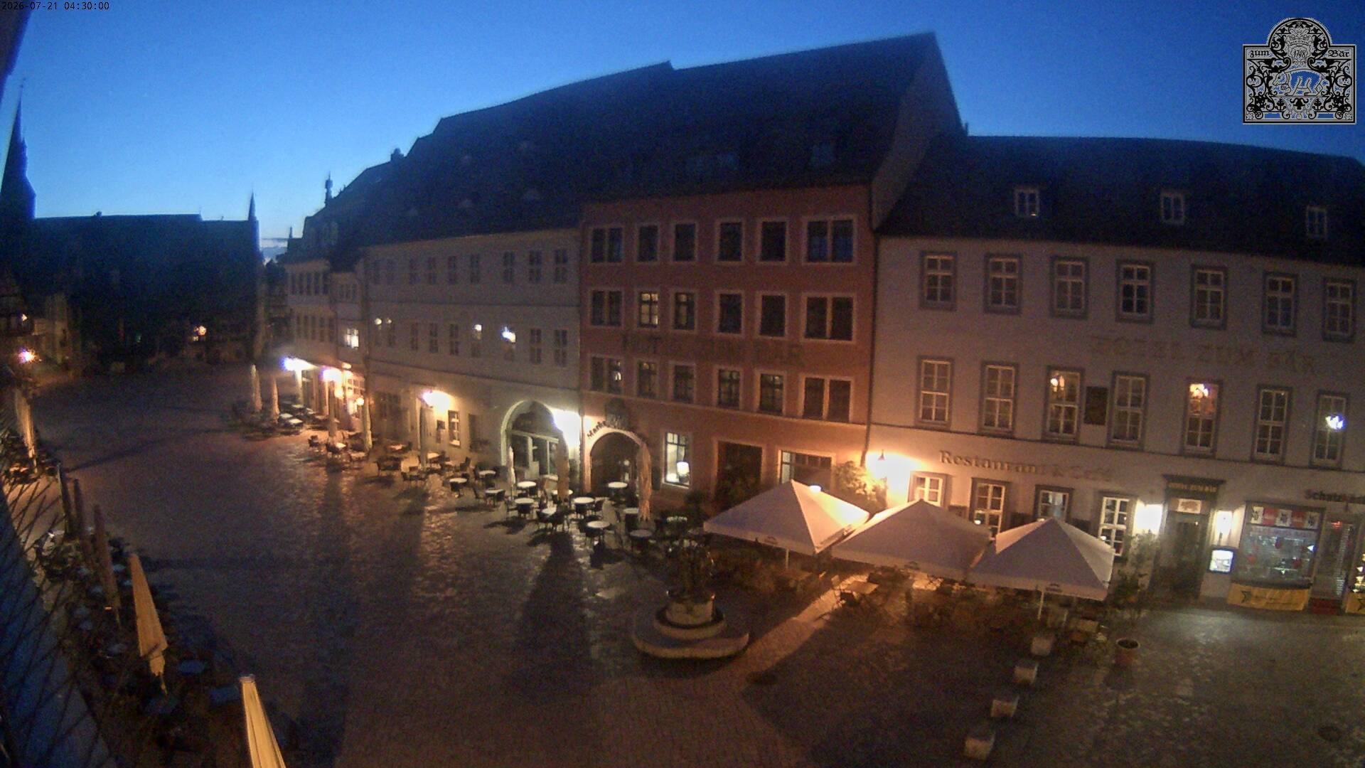 Archiv Foto Webcam Marktplatz Quedlinburg
