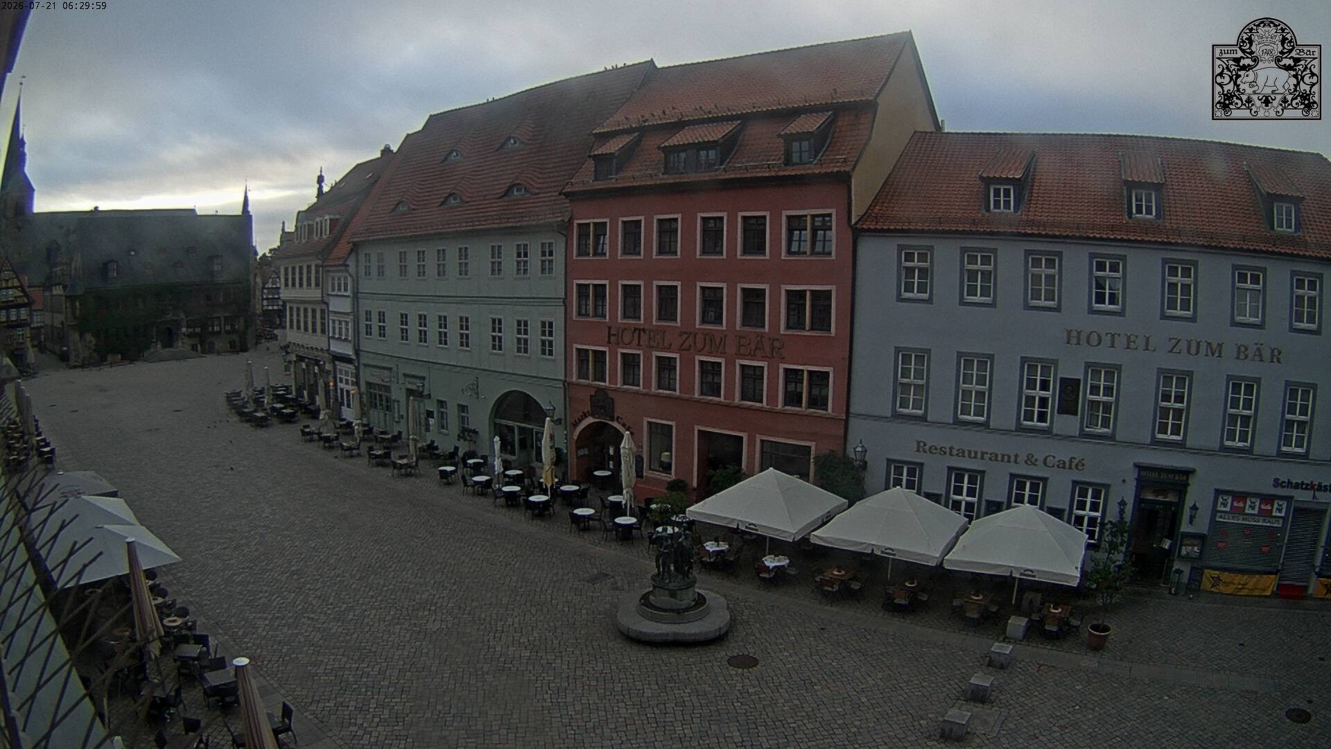 Archiv Foto Webcam Marktplatz Quedlinburg