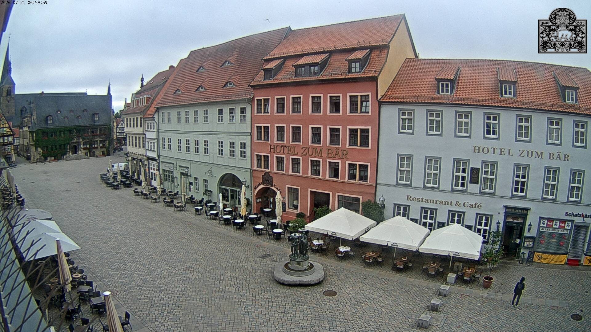 Archiv Foto Webcam Marktplatz Quedlinburg
