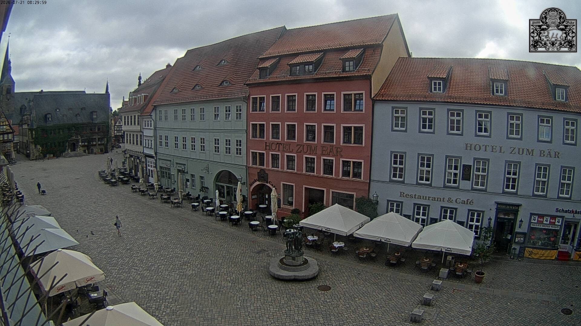 Archiv Foto Webcam Marktplatz Quedlinburg