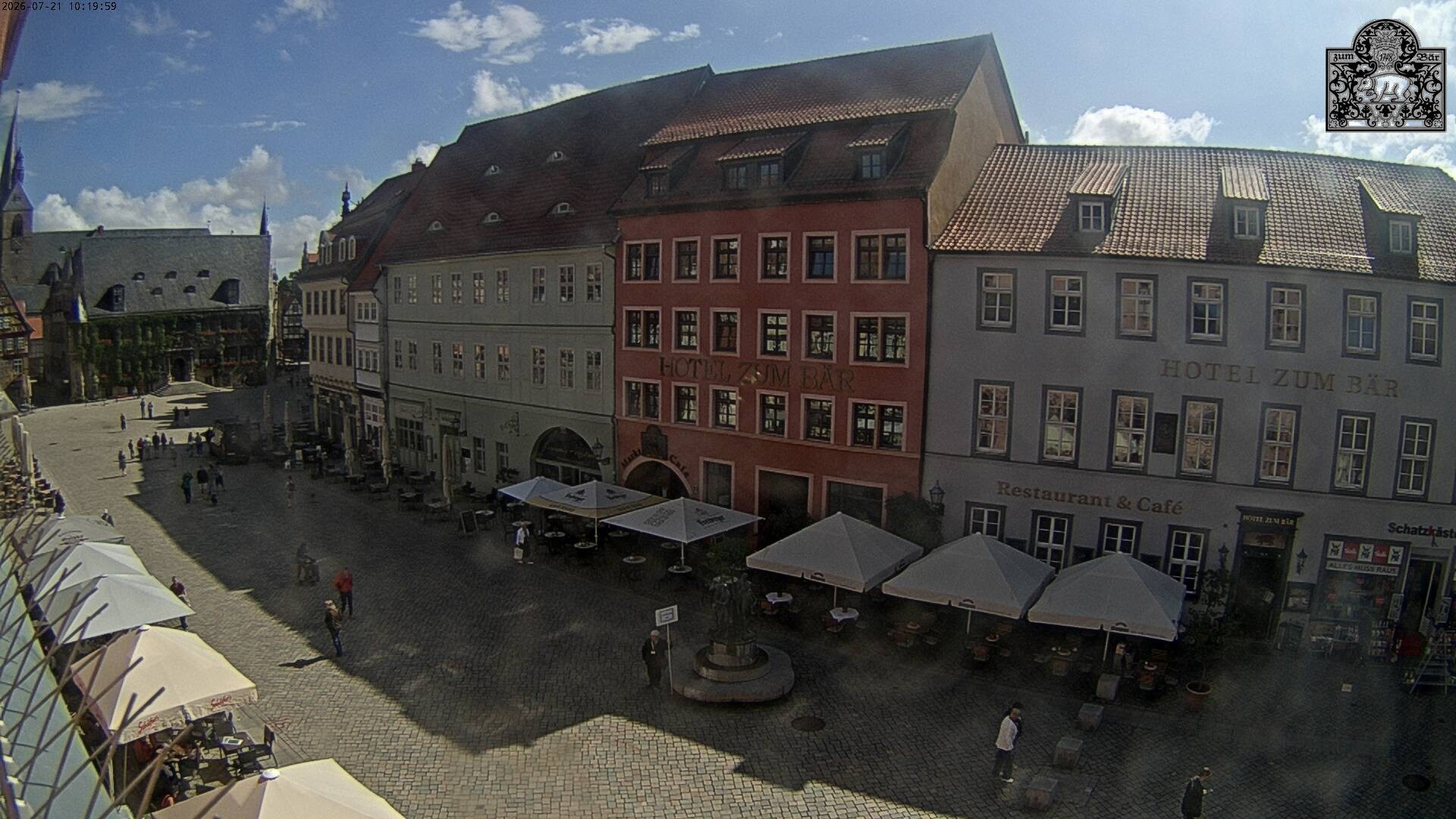Archiv Foto Webcam Marktplatz Quedlinburg