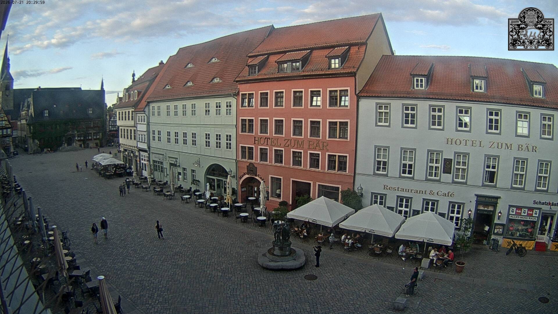 Archiv Foto Webcam Marktplatz Quedlinburg