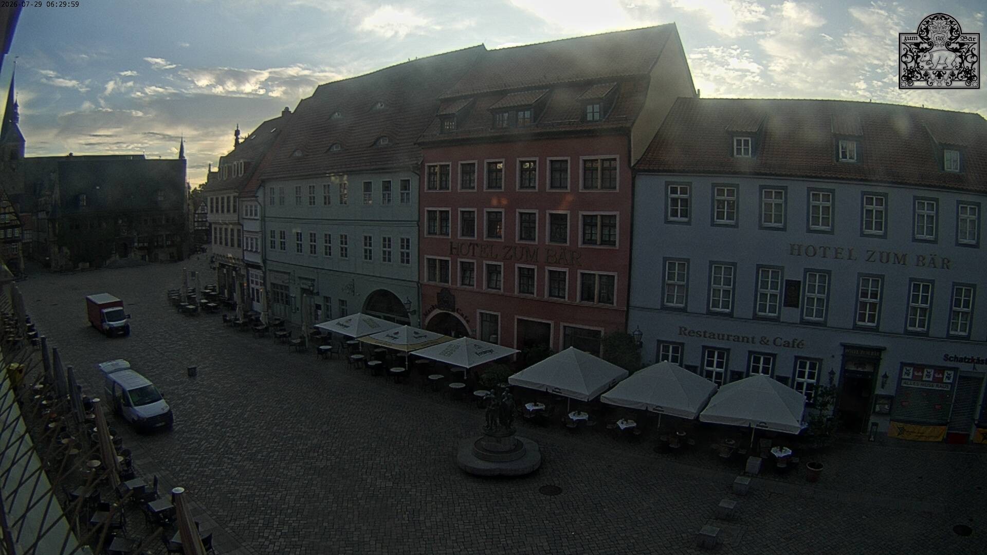 Archiv Foto Webcam Marktplatz Quedlinburg