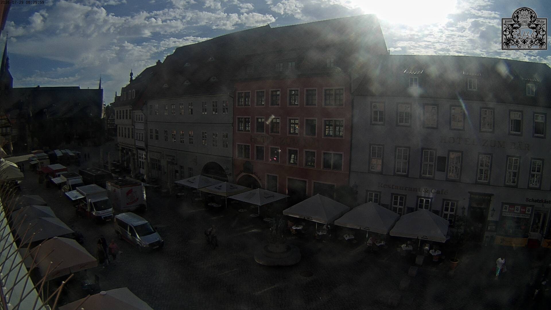 Archiv Foto Webcam Marktplatz Quedlinburg