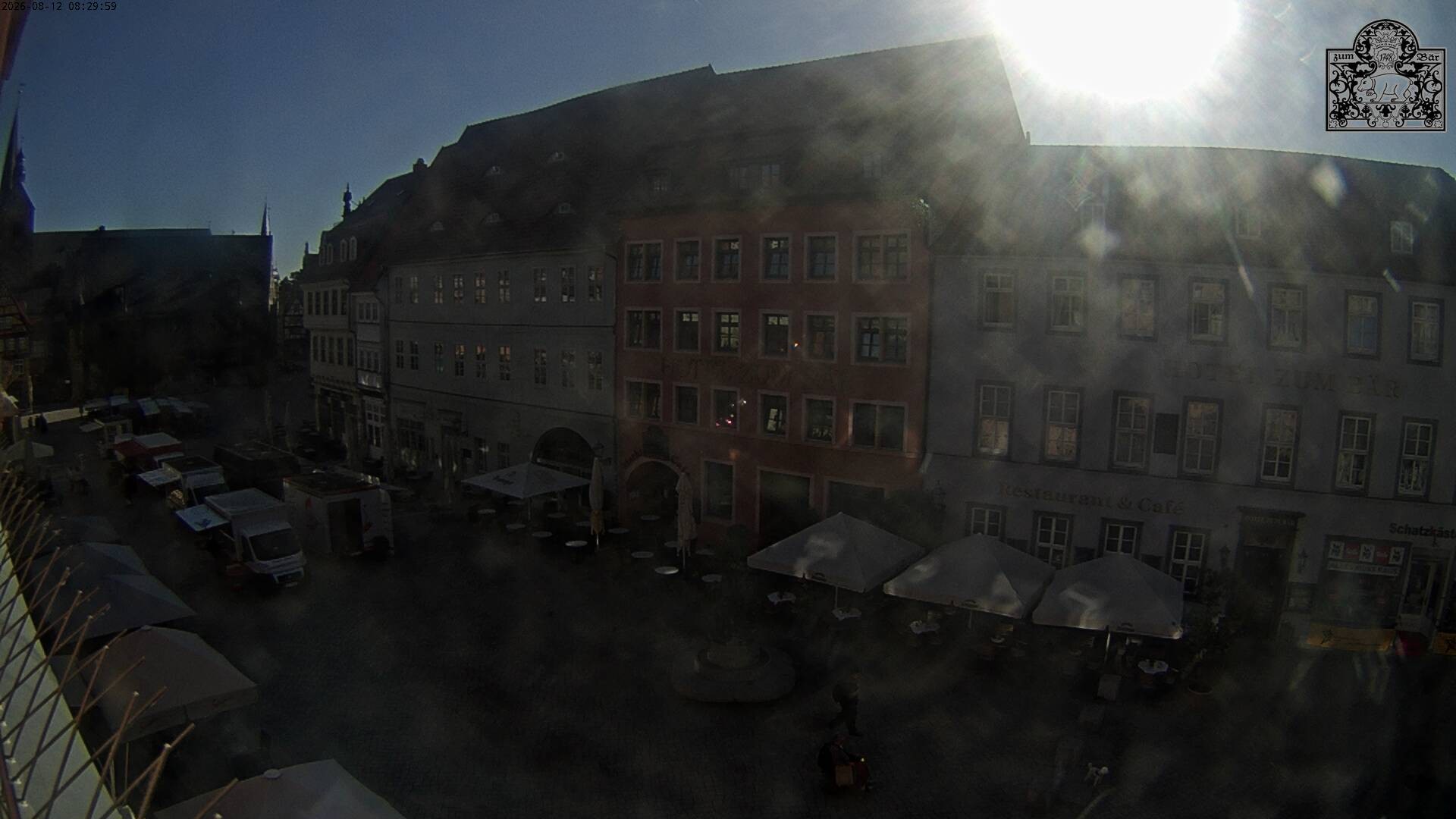 Archiv Foto Webcam Marktplatz Quedlinburg