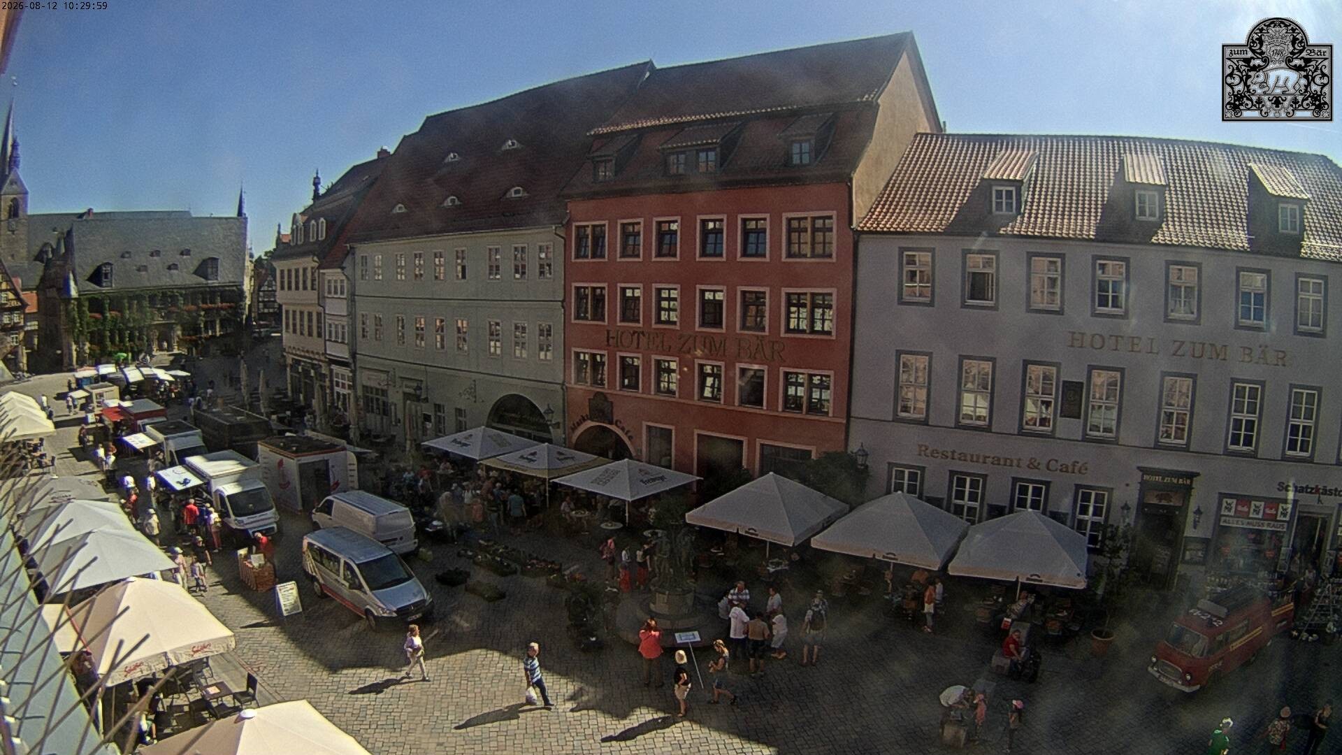 Archiv Foto Webcam Marktplatz Quedlinburg