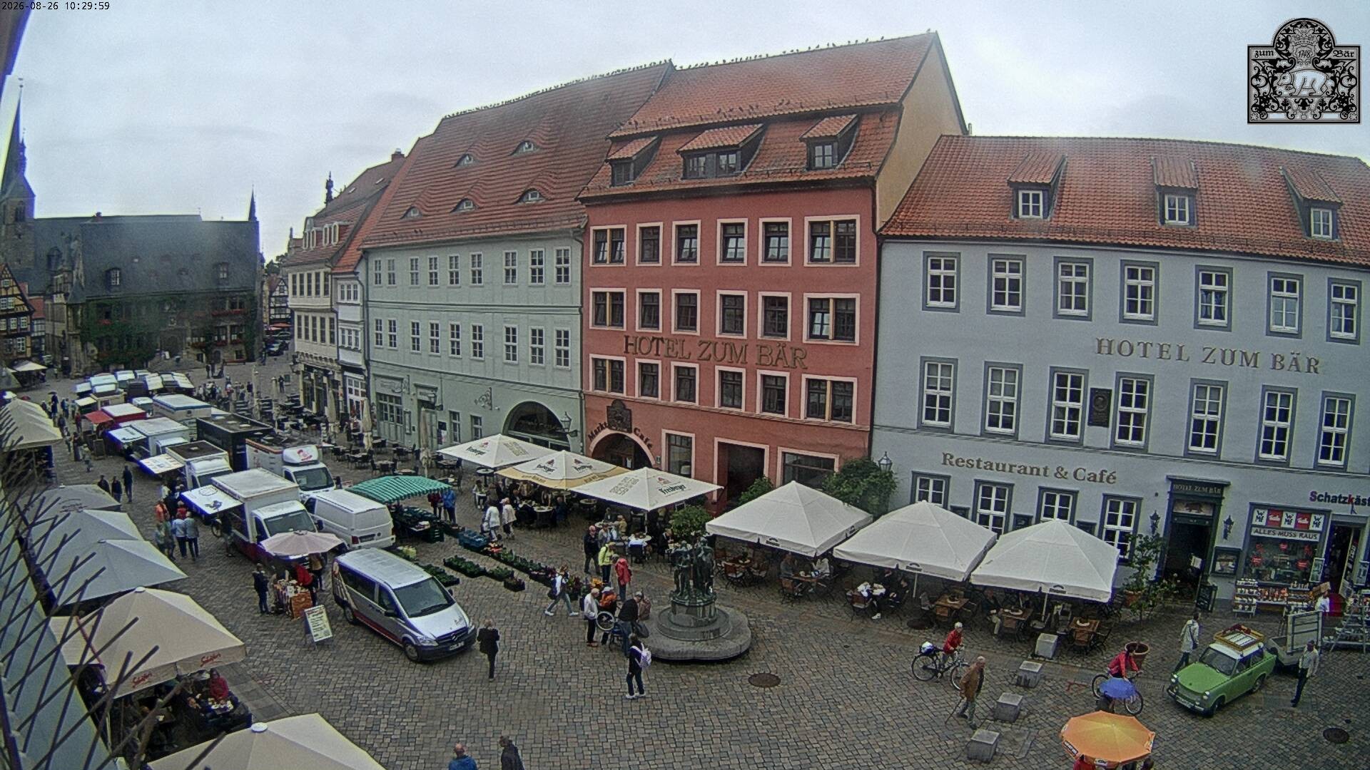 Archived image Webcam Quedlinburg: Market Place
