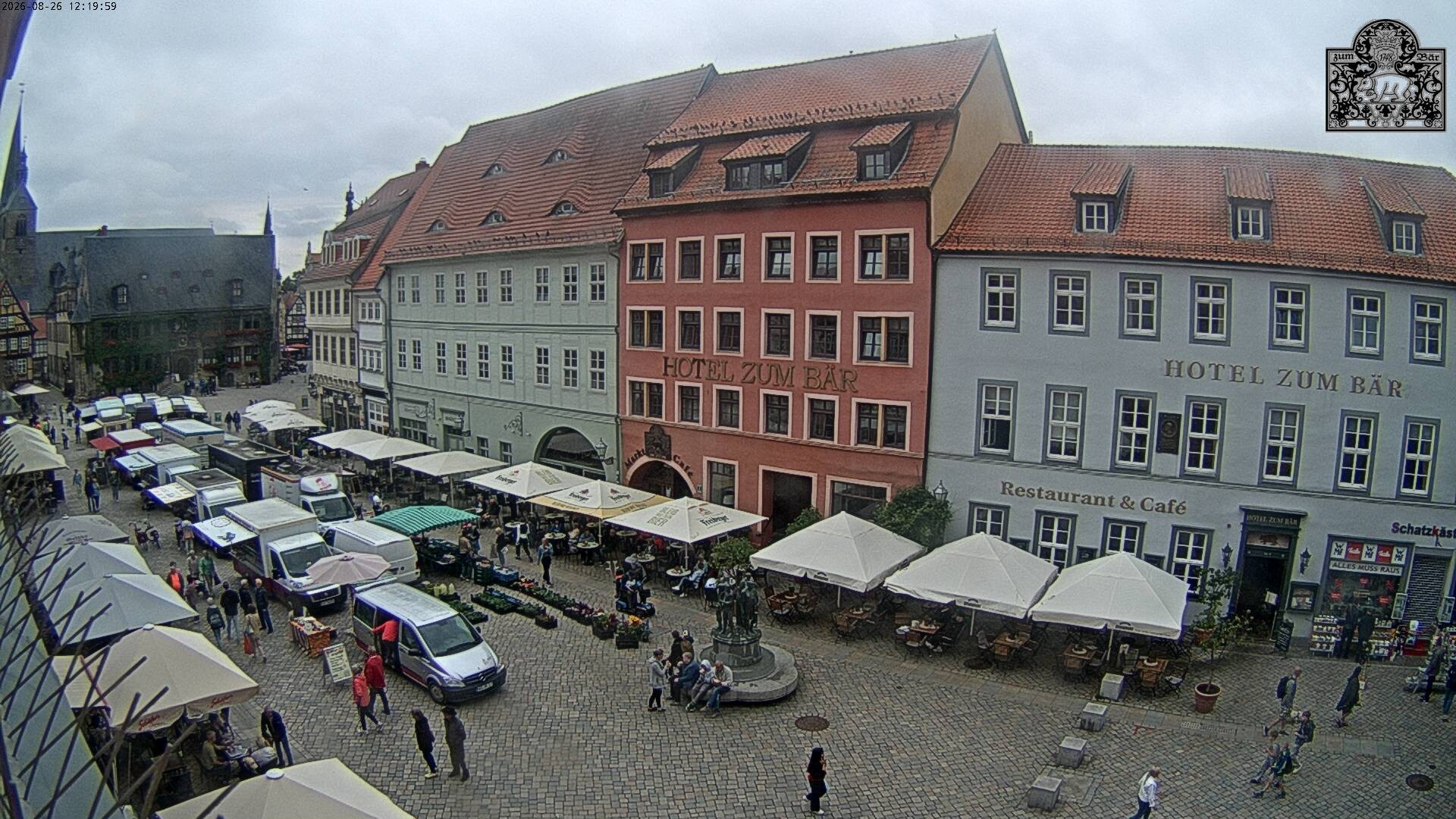 Archived image Webcam Quedlinburg: Market Place