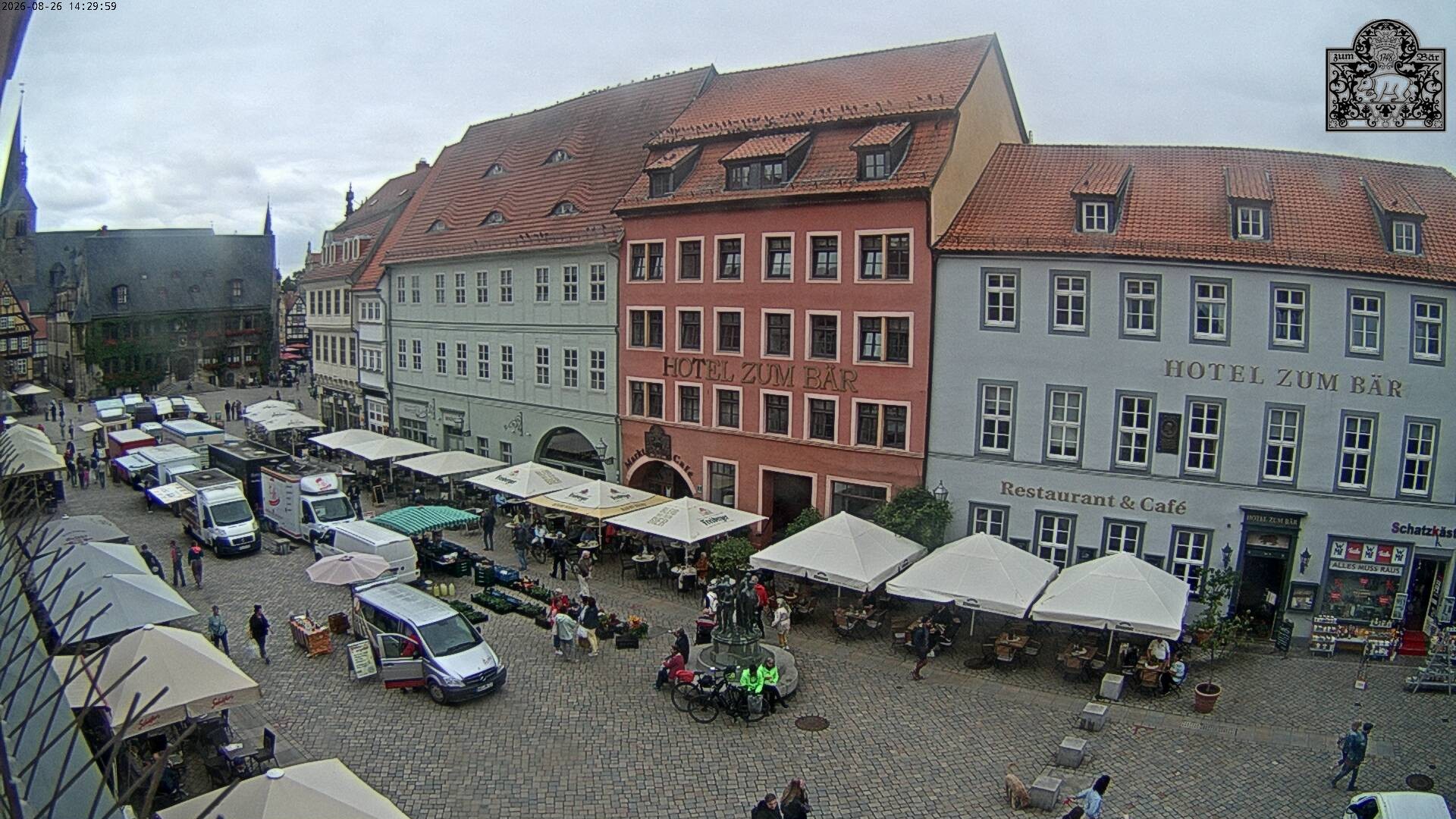 Archived image Webcam Quedlinburg: Market Place