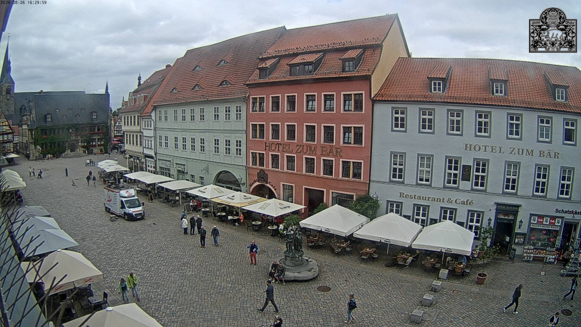 Archived image Webcam Quedlinburg: Market Place