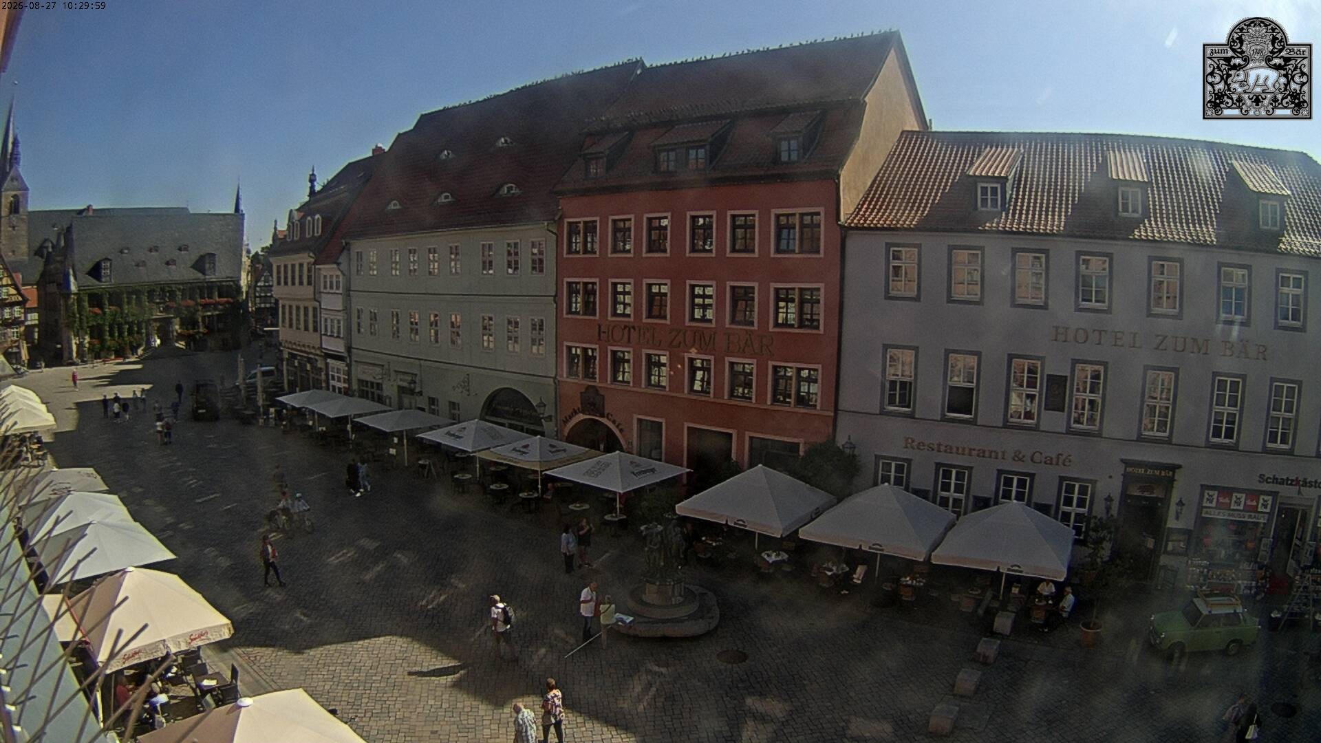 Archiv Foto Webcam Marktplatz Quedlinburg