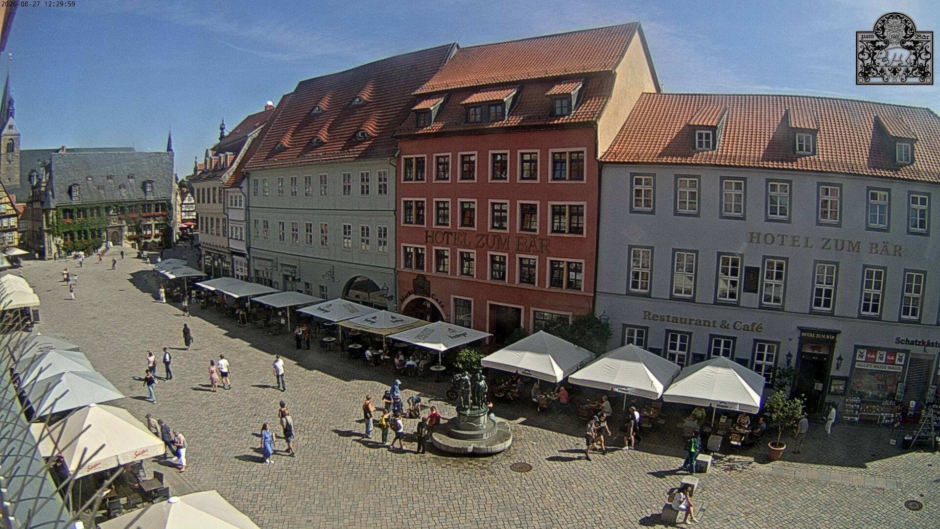 Archiv Foto Webcam Marktplatz Quedlinburg