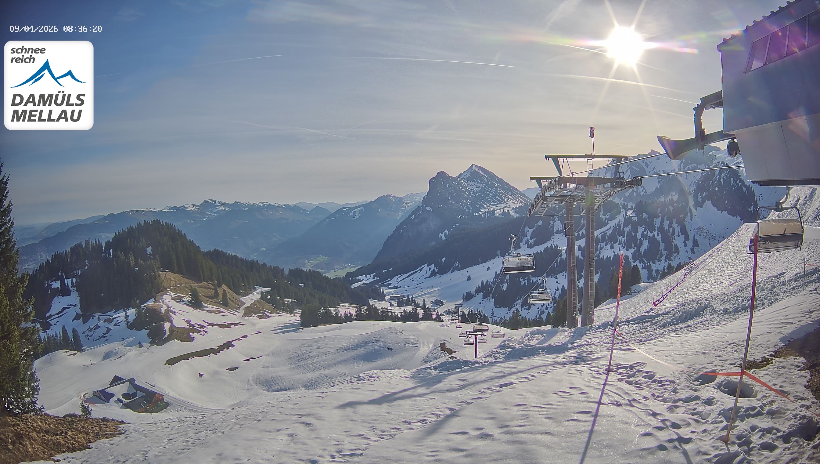 Archiv Foto Webcam Mellau im Bregenzerwald