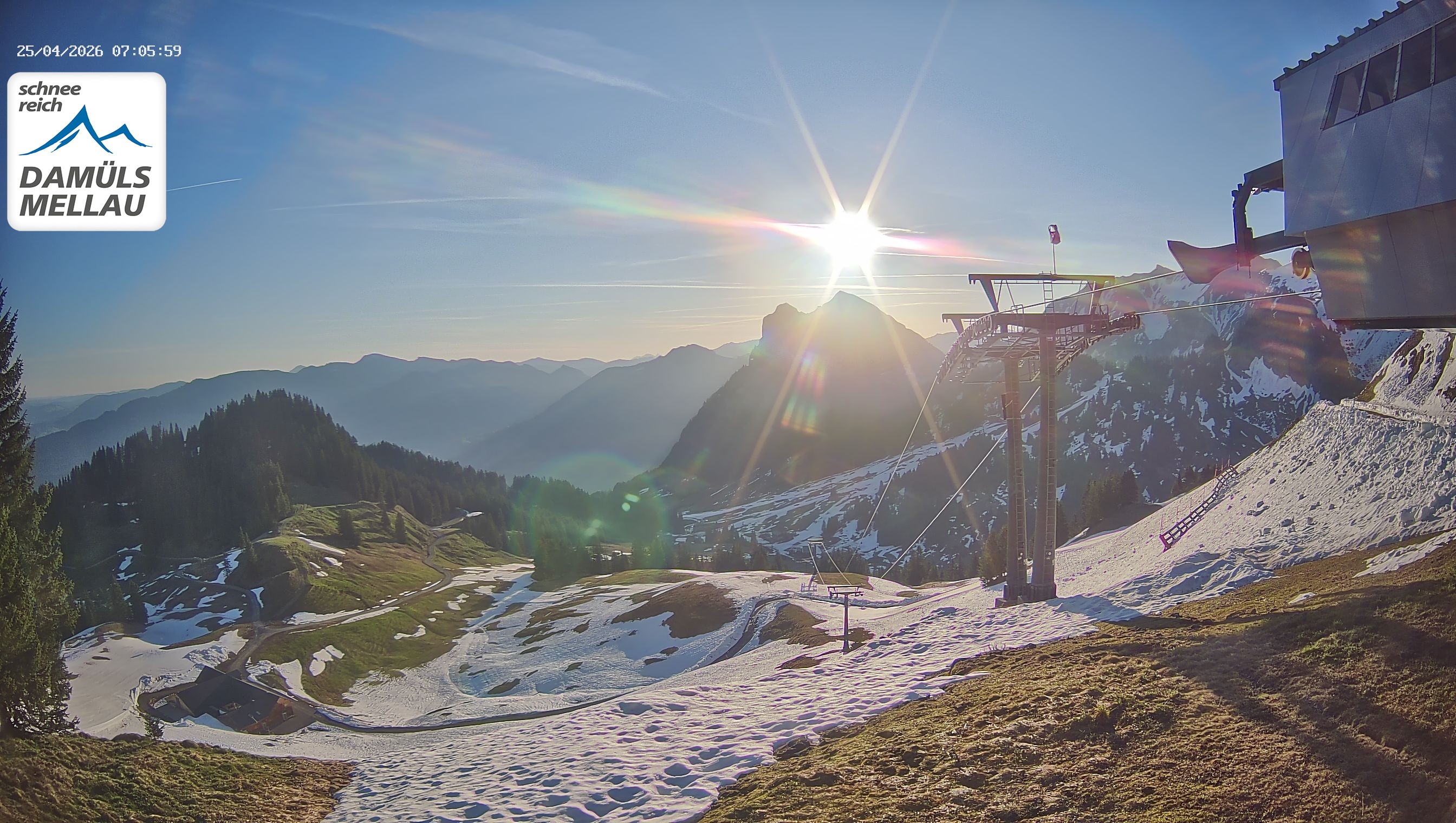 Archiv Foto Webcam Mellau im Bregenzerwald