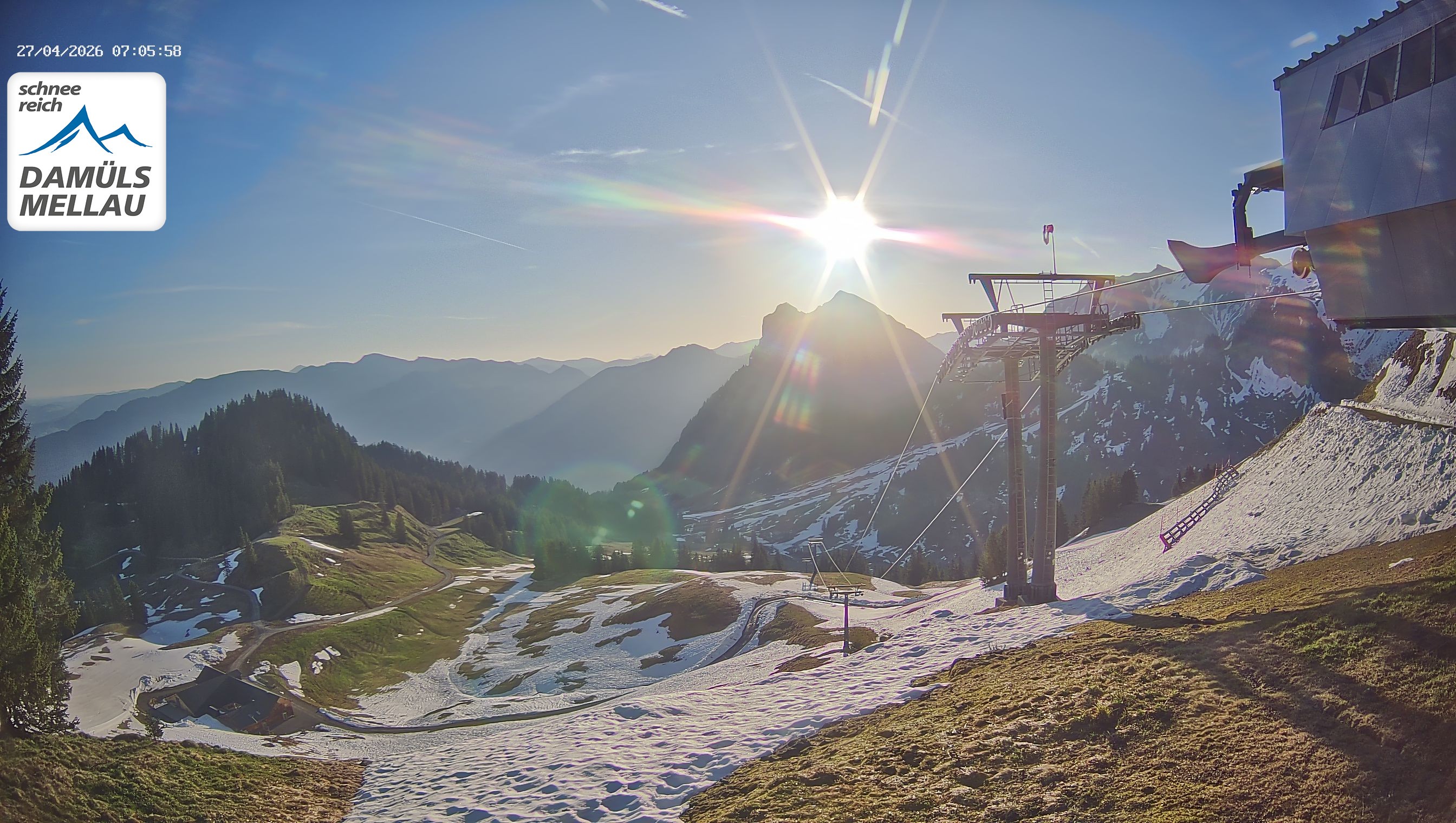 Archiv Foto Webcam Mellau im Bregenzerwald