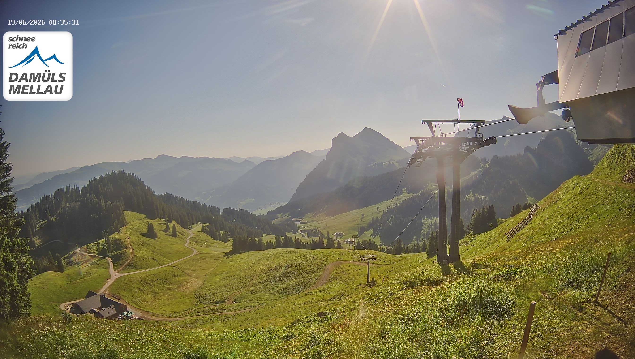 Archiv Foto Webcam Mellau im Bregenzerwald