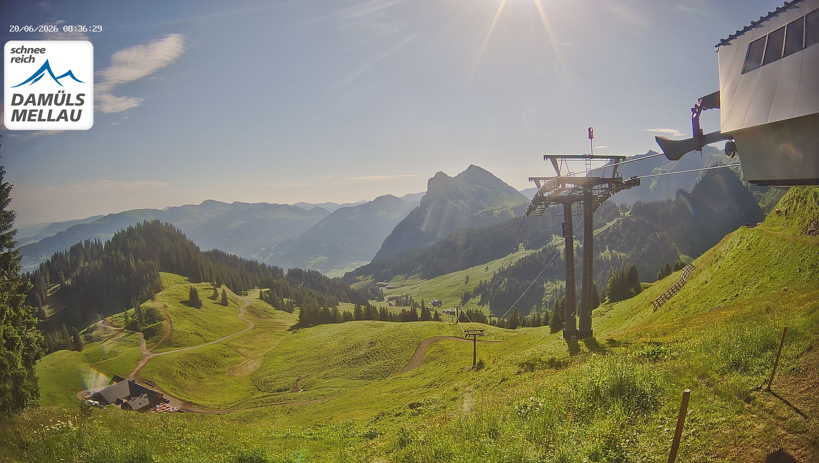 Archiv Foto Webcam Mellau im Bregenzerwald