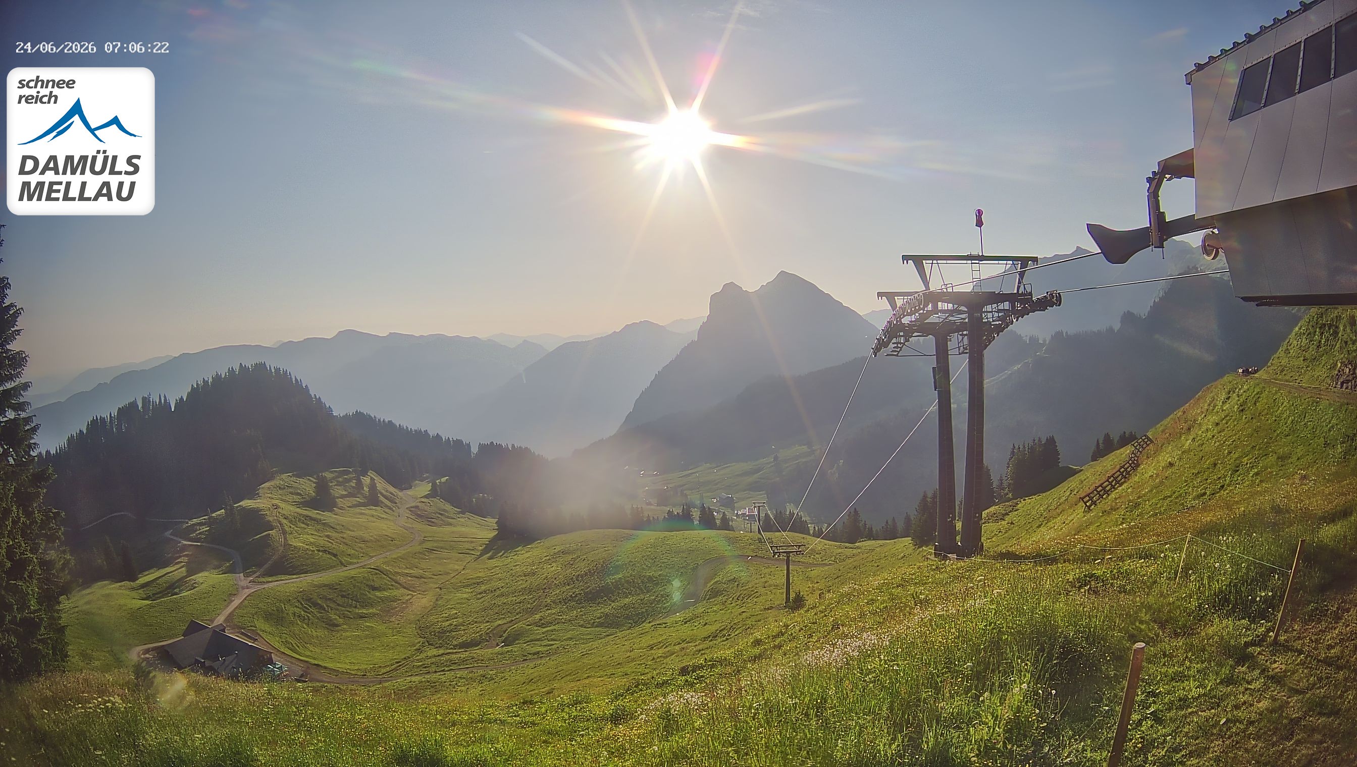 Archiv Foto Webcam Mellau im Bregenzerwald
