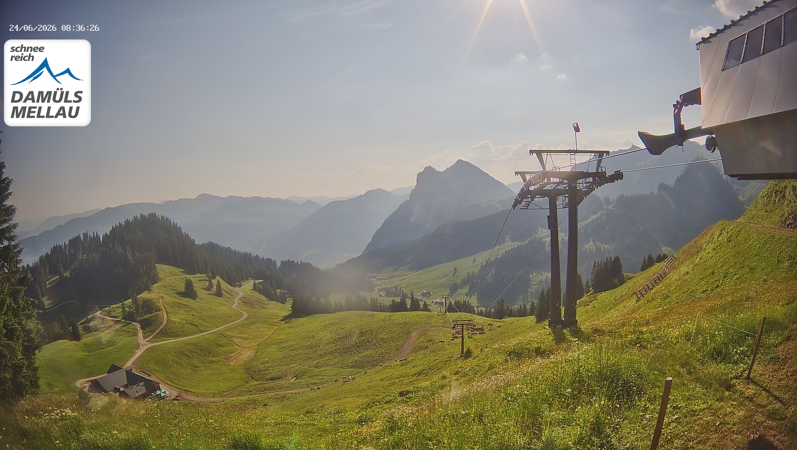 Archiv Foto Webcam Mellau im Bregenzerwald