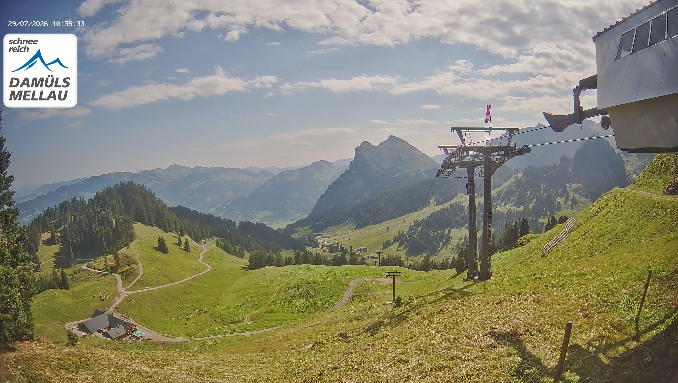 Archived image Webcam Mellau in the Bregenz Forest