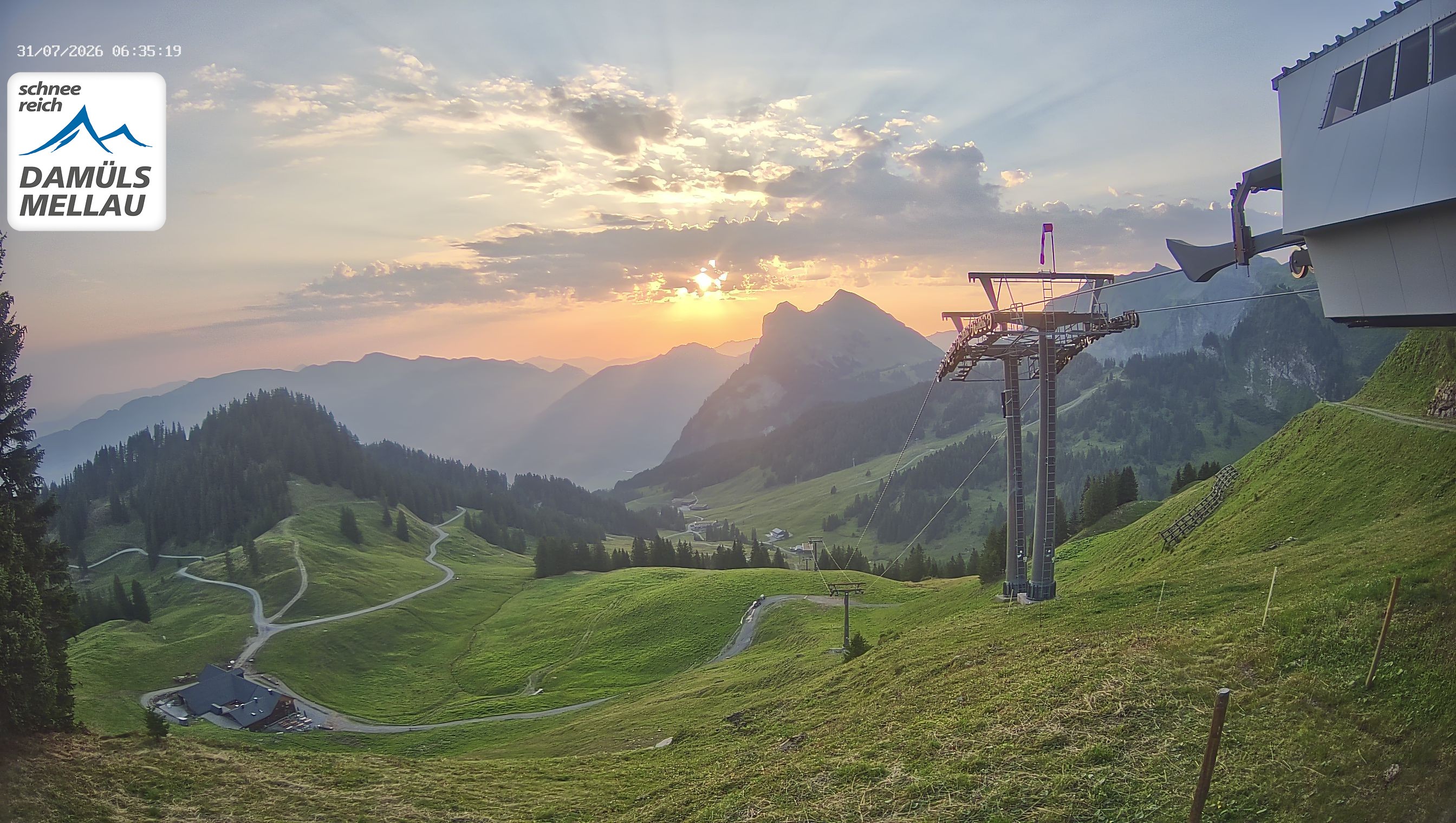 Archiv Foto Webcam Mellau im Bregenzerwald