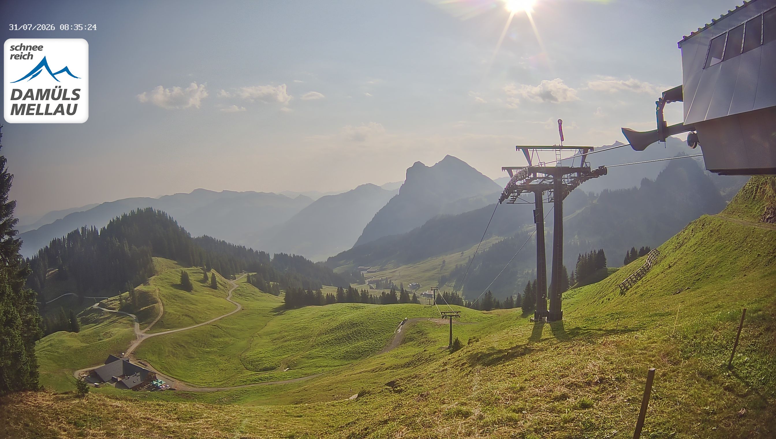 Archiv Foto Webcam Mellau im Bregenzerwald