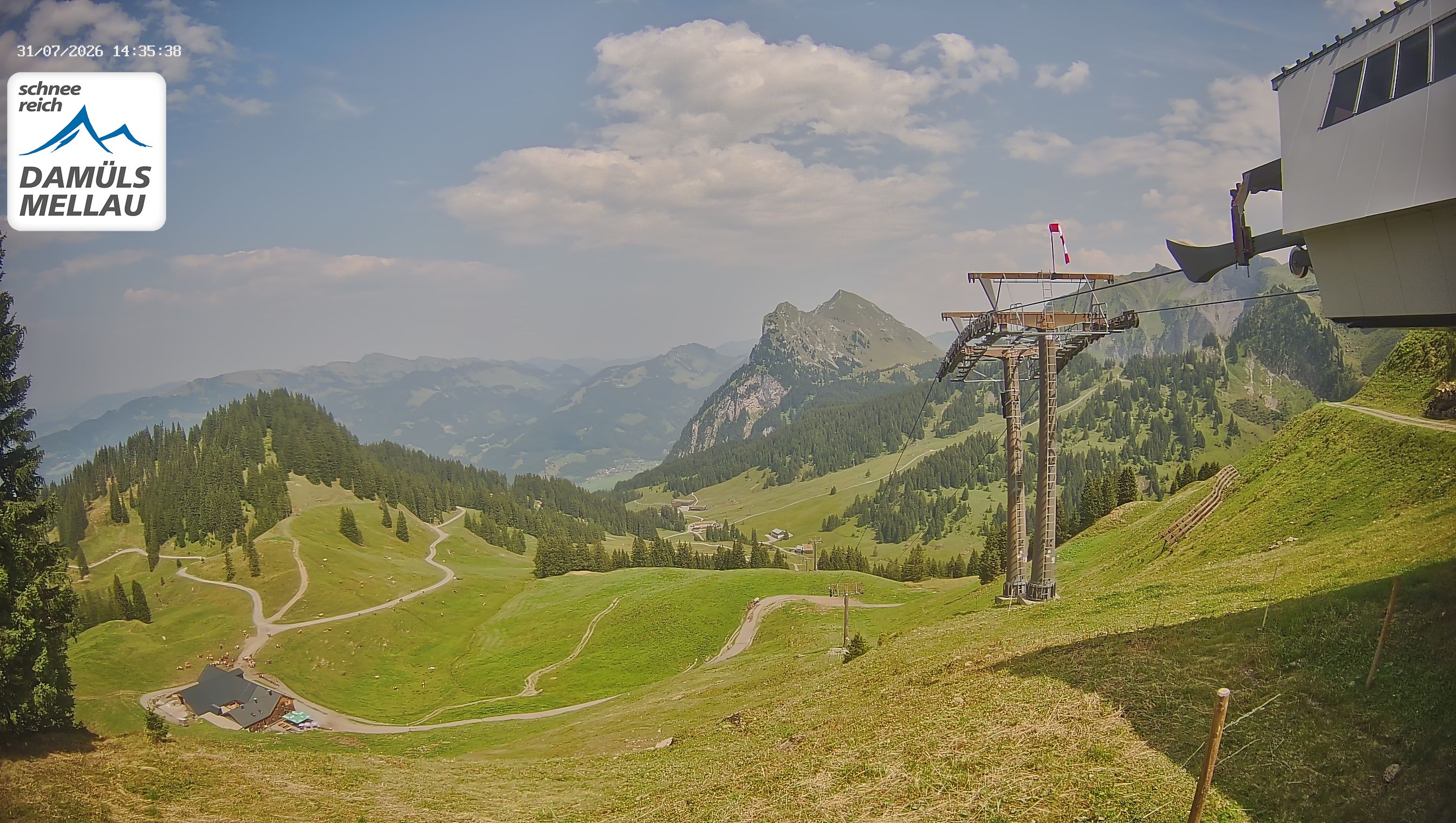 Archived image Webcam Mellau in the Bregenz Forest
