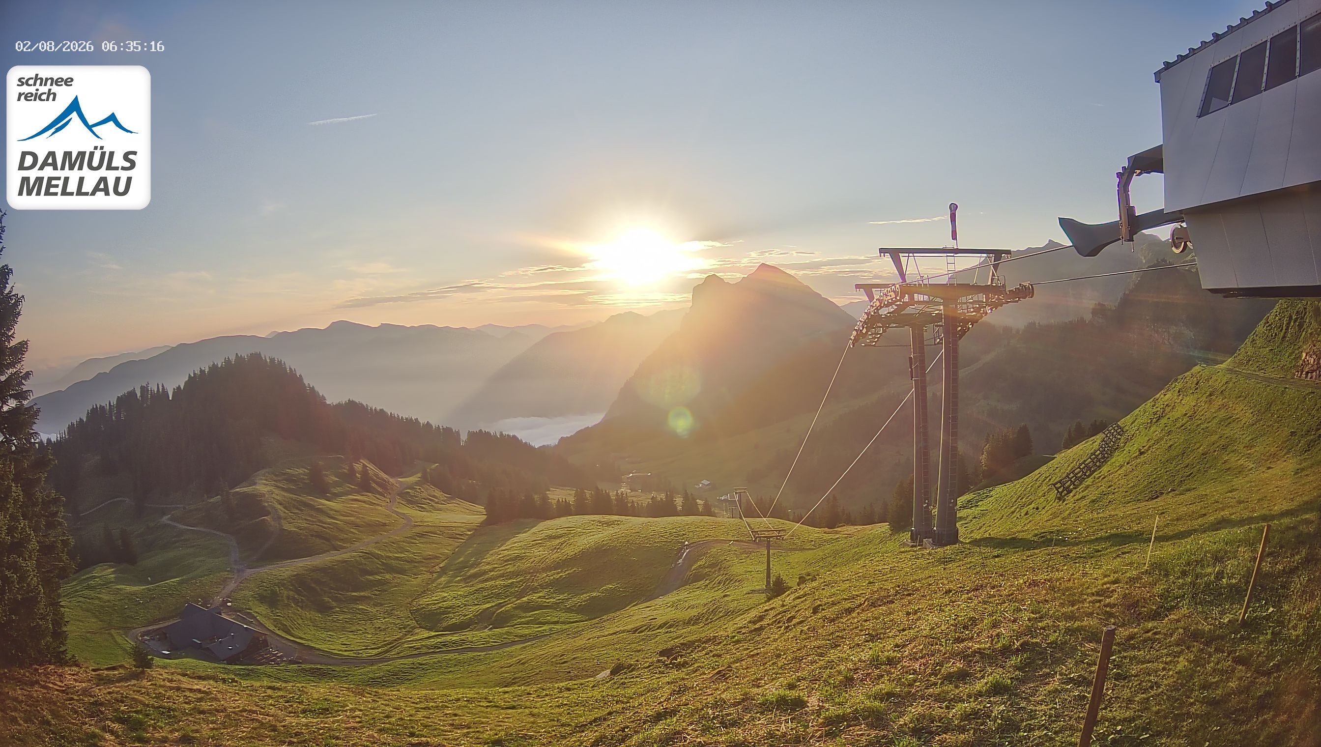 Archiv Foto Webcam Mellau im Bregenzerwald