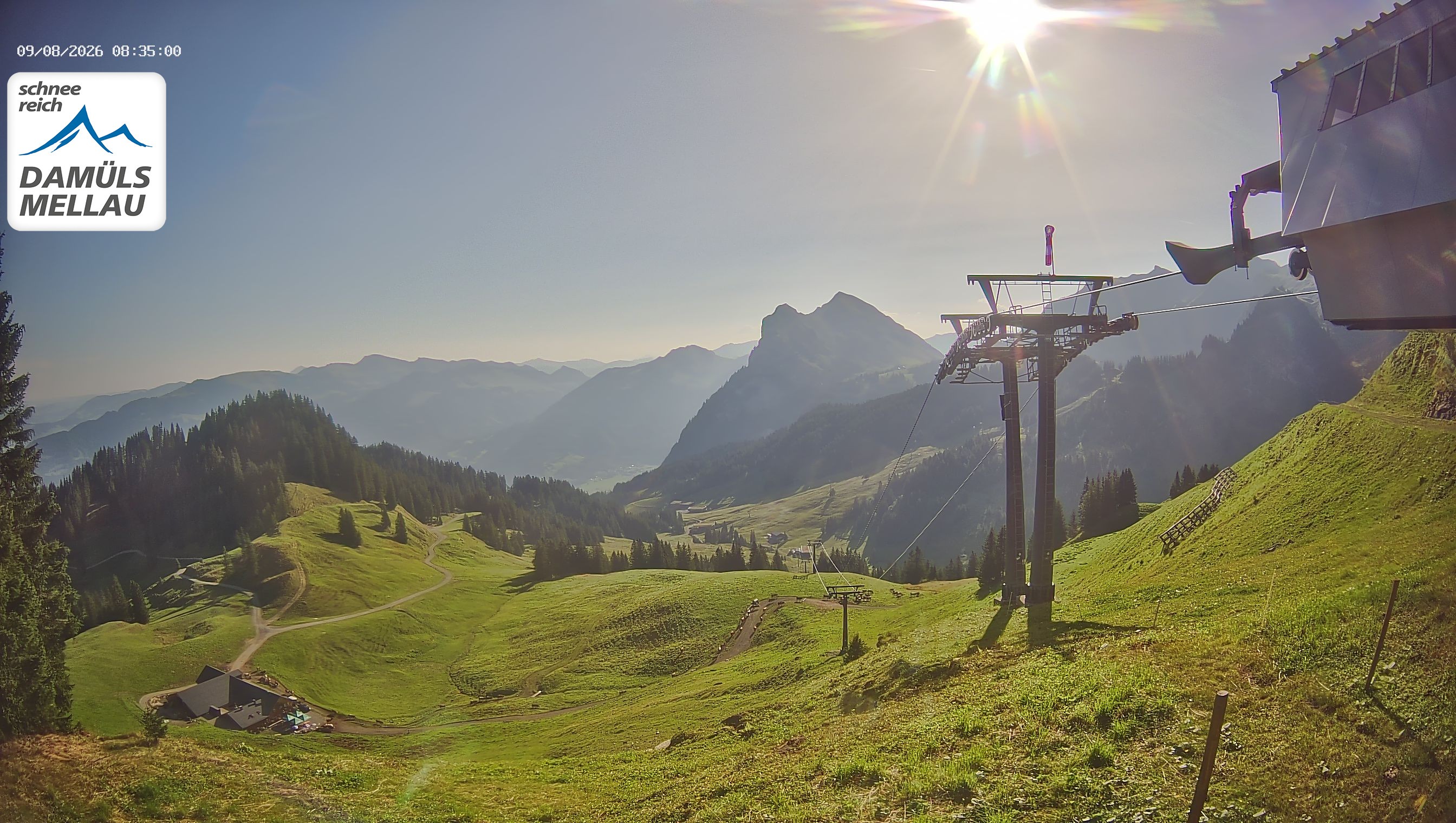 Archiv Foto Webcam Mellau im Bregenzerwald
