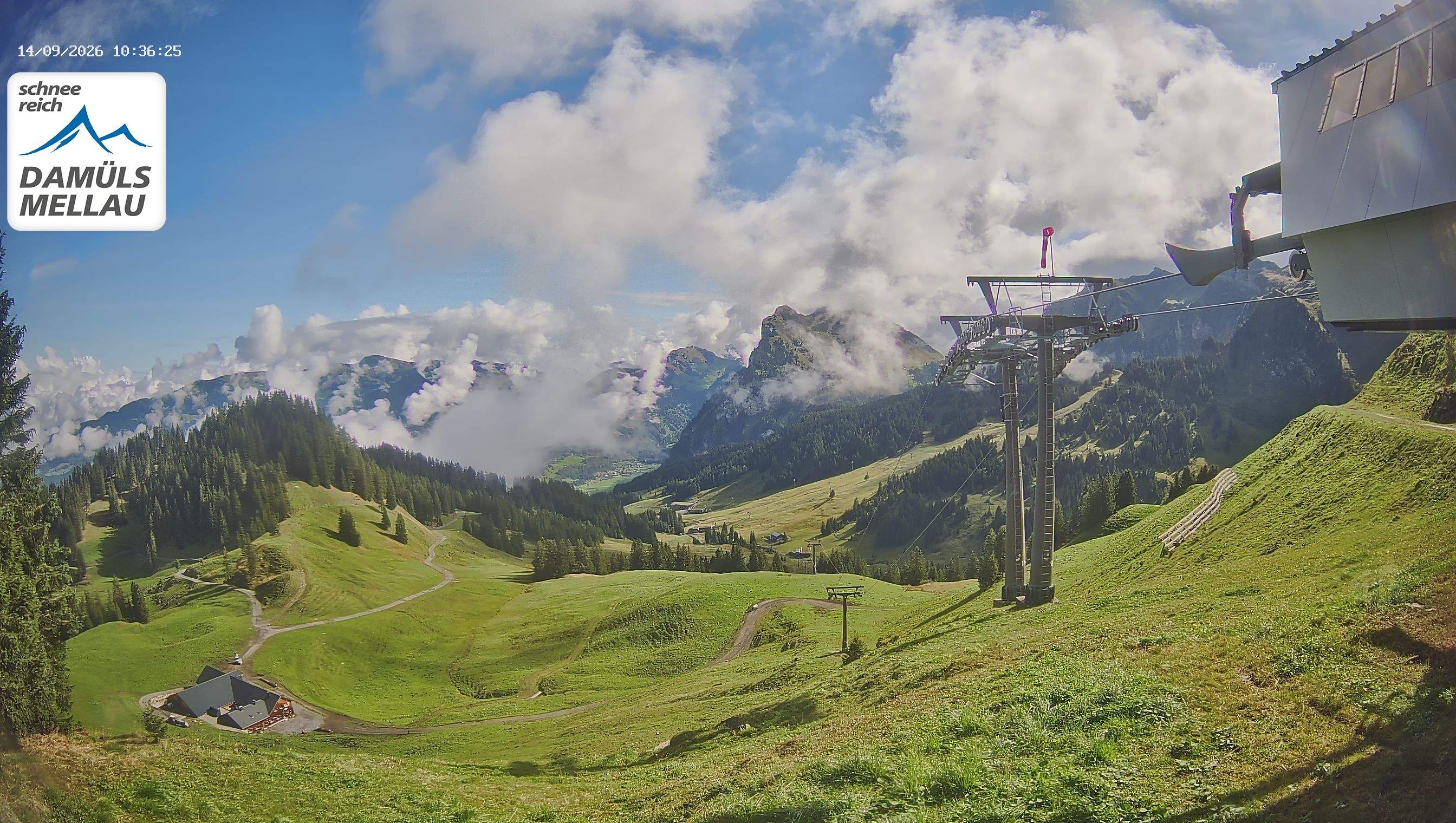 Archived image Webcam Mellau in the Bregenz Forest