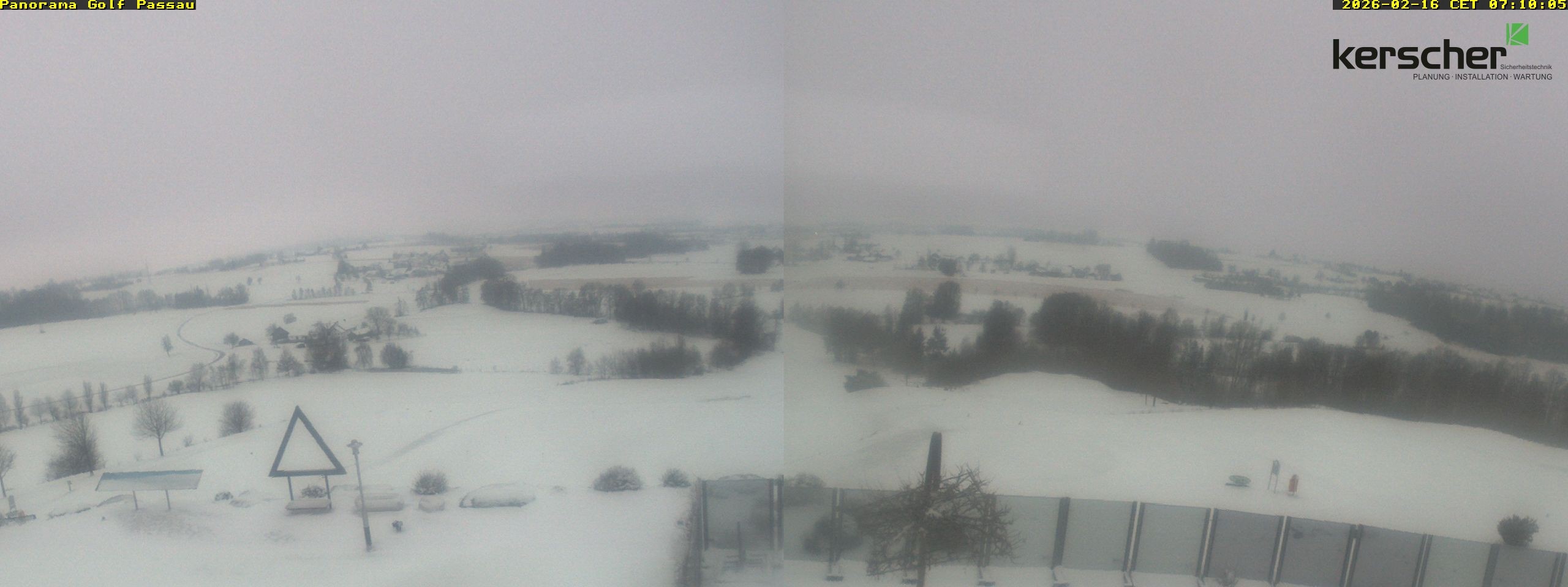 Archived image Webcam Panorama Golf Passau in Fürstenzell