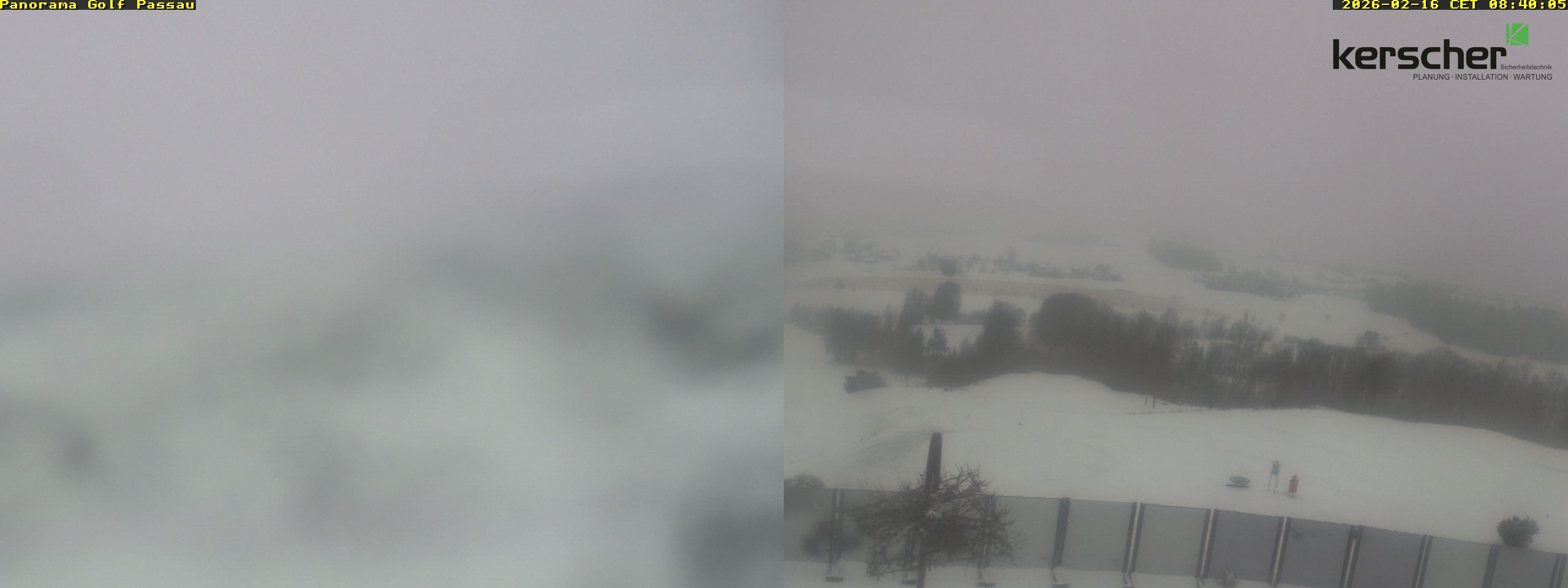 Archived image Webcam Panorama Golf Passau in Fürstenzell