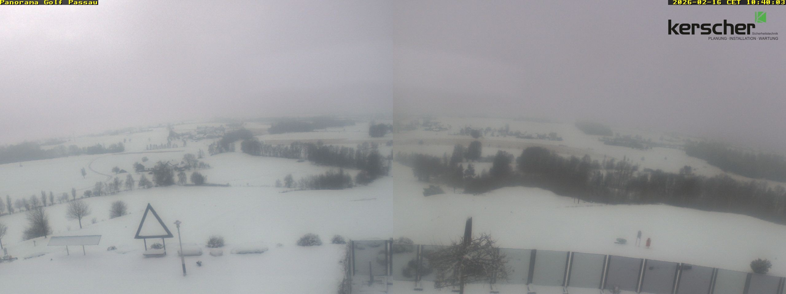 Archived image Webcam Panorama Golf Passau in Fürstenzell