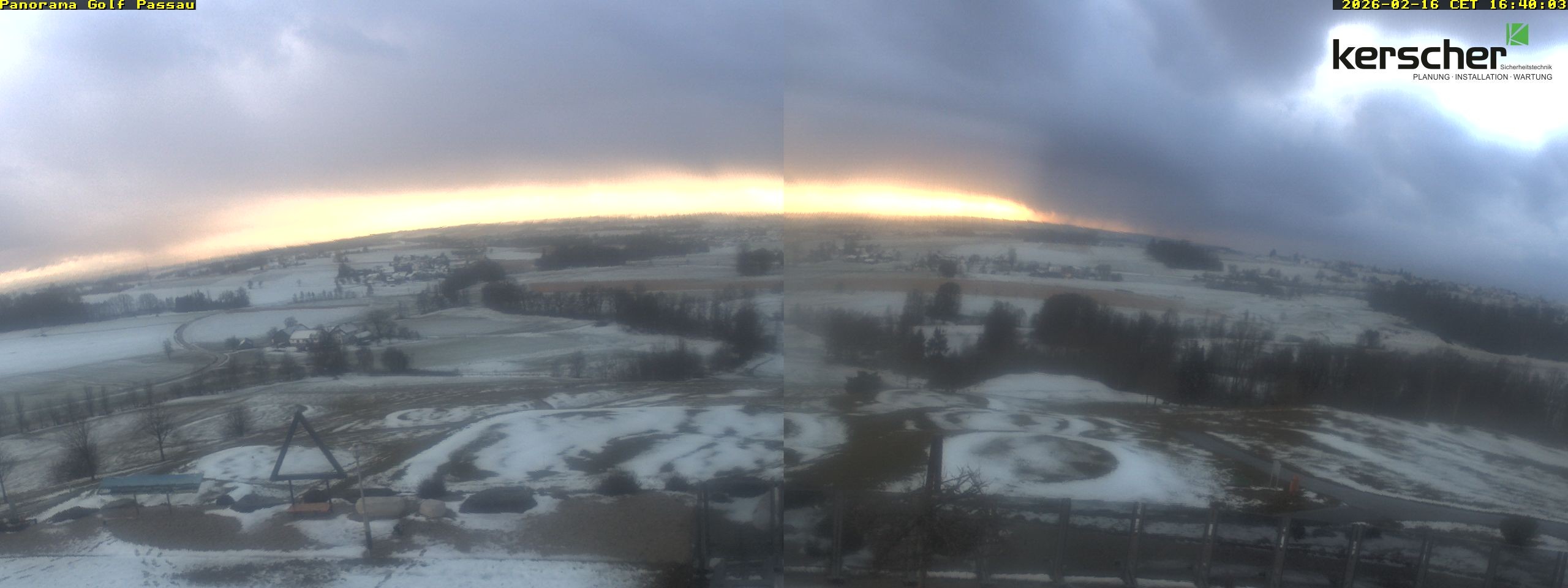 Archived image Webcam Panorama Golf Passau in Fürstenzell