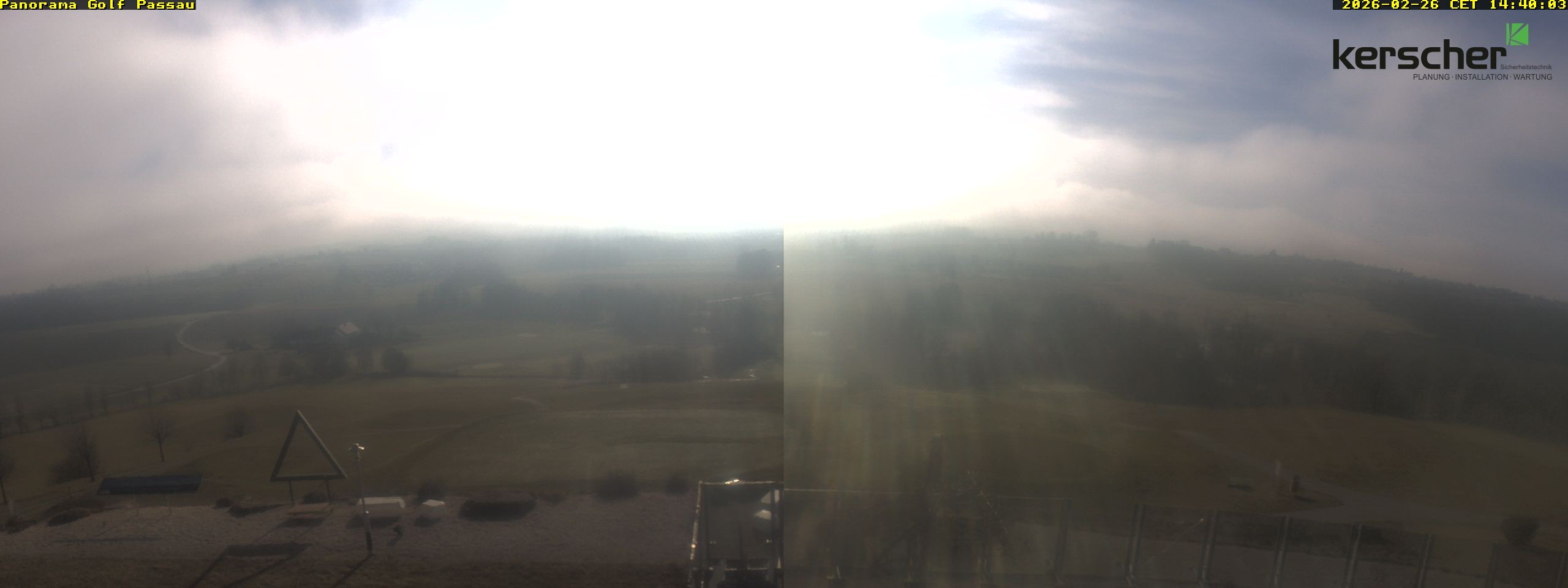 Archived image Webcam Panorama Golf Passau in Fürstenzell