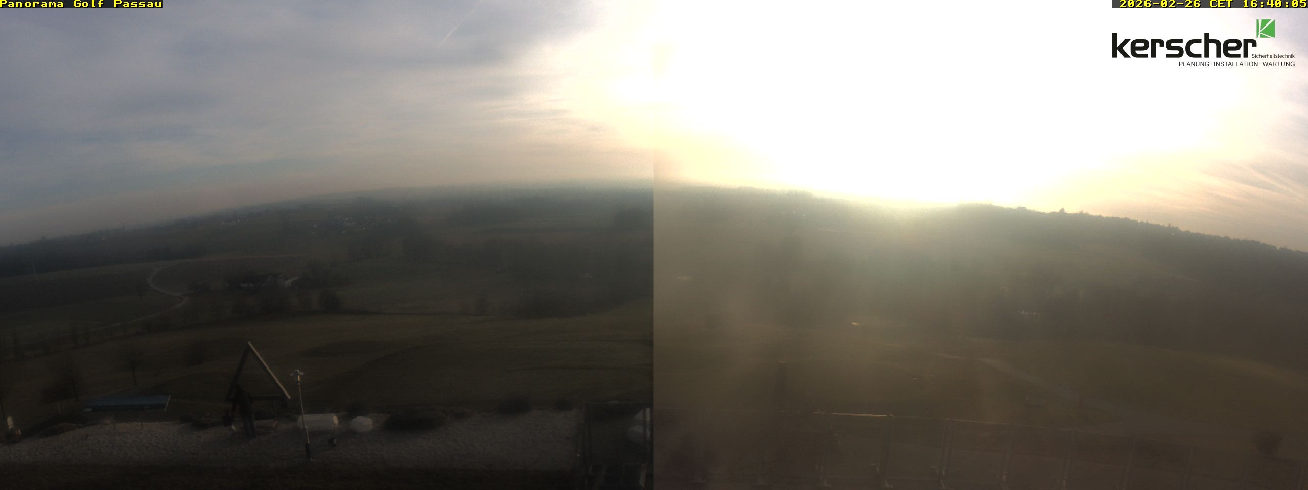 Archived image Webcam Panorama Golf Passau in Fürstenzell