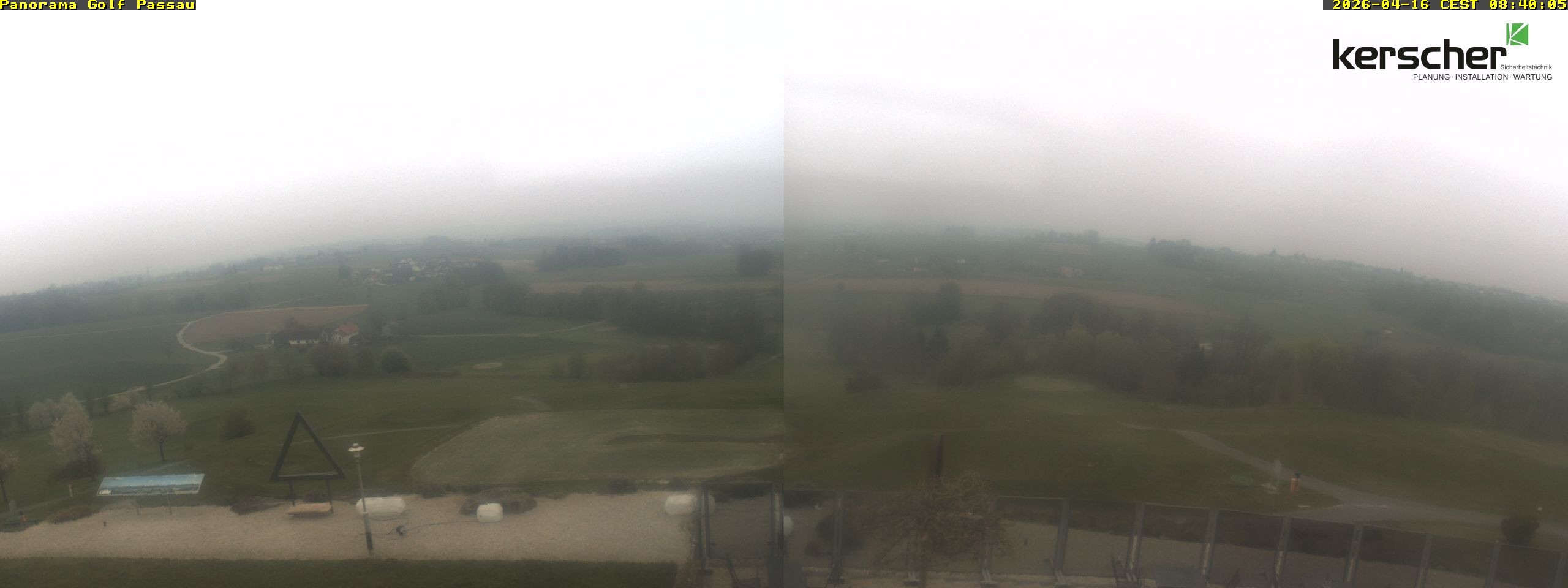 Archived image Webcam Panorama Golf Passau in Fürstenzell