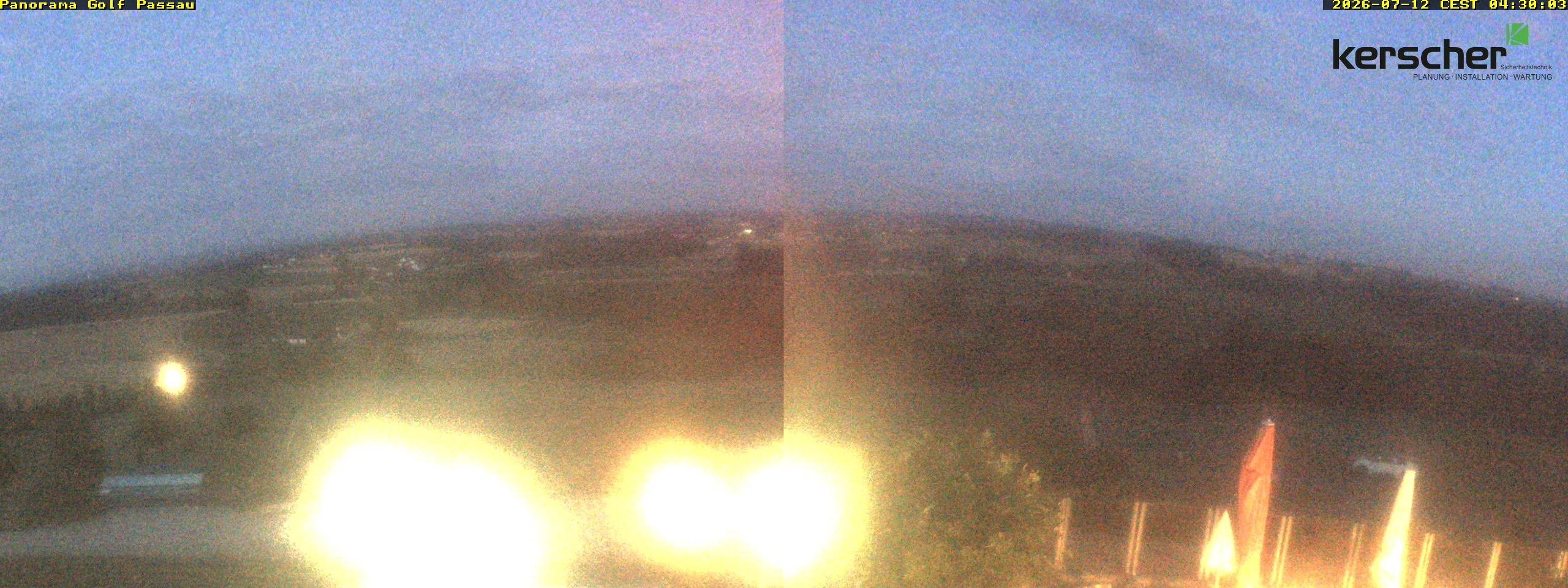 Archived image Webcam Panorama Golf Passau in Fürstenzell