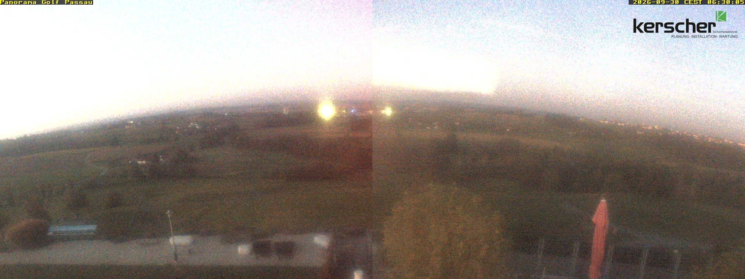 Archived image Webcam Panorama Golf Passau in Fürstenzell