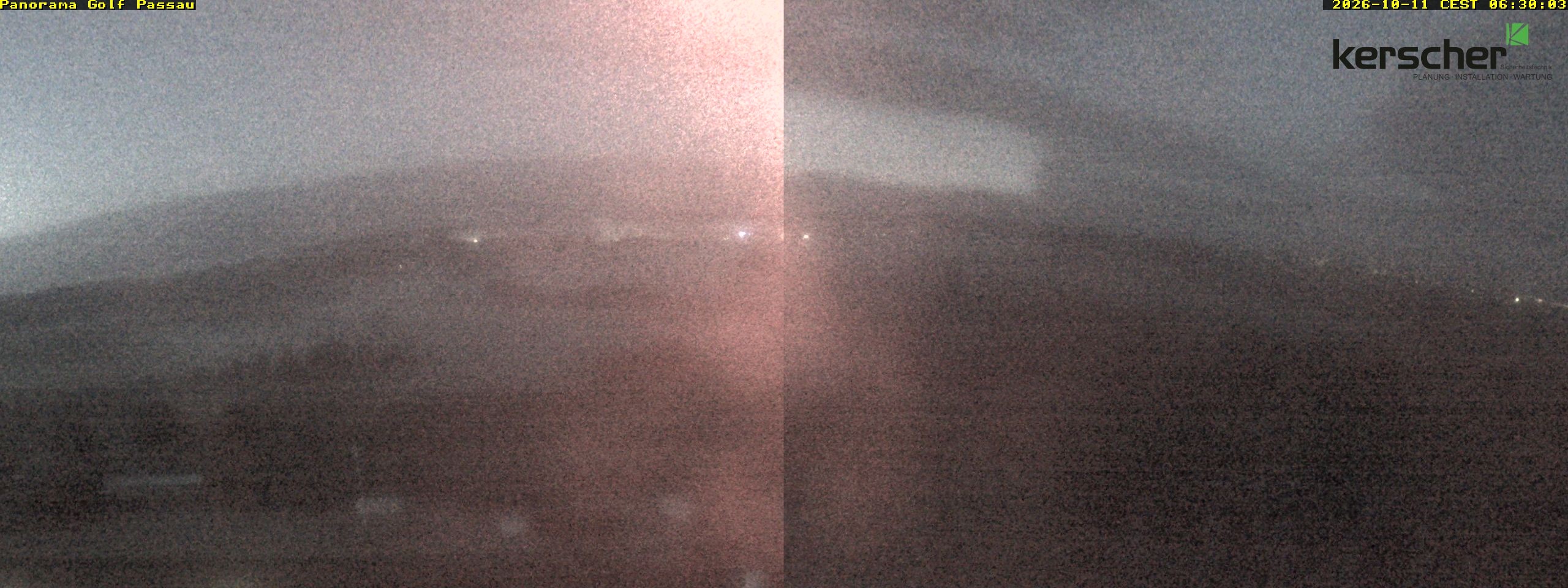 Archived image Webcam Panorama Golf Passau in Fürstenzell