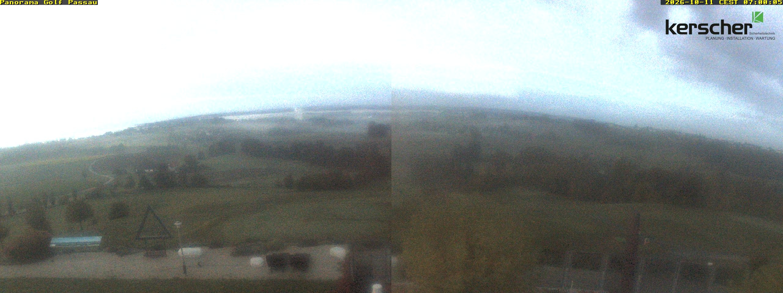 Archived image Webcam Panorama Golf Passau in Fürstenzell