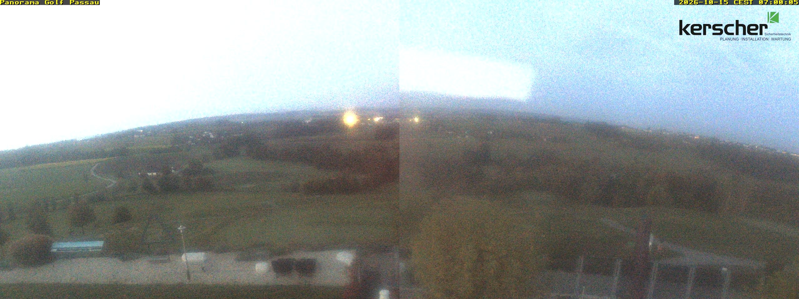 Archived image Webcam Panorama Golf Passau in Fürstenzell