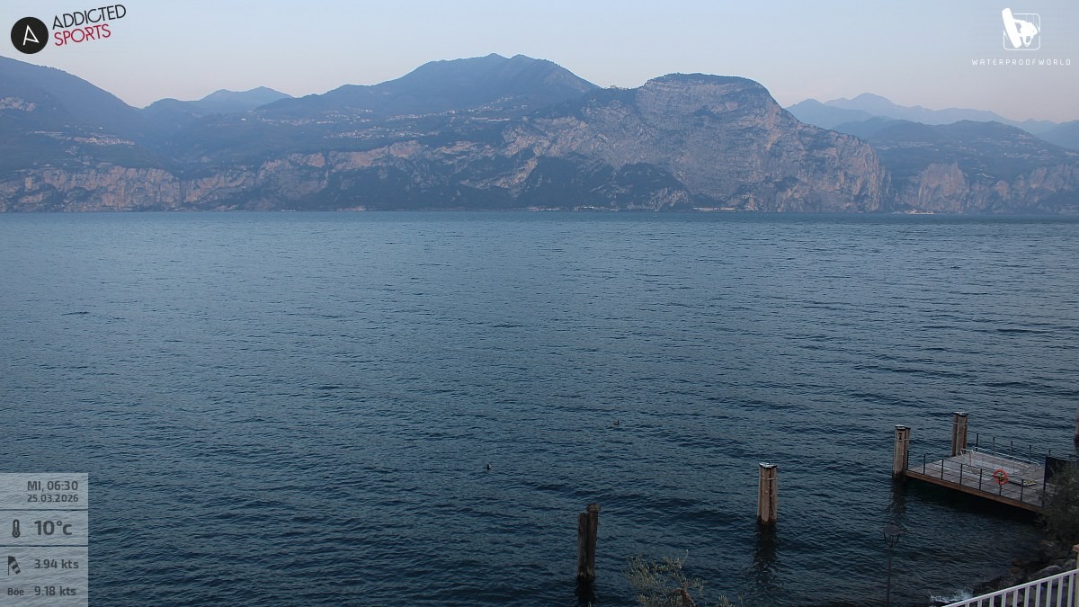 Archiv Foto Webcam Gardasee - Brenzone