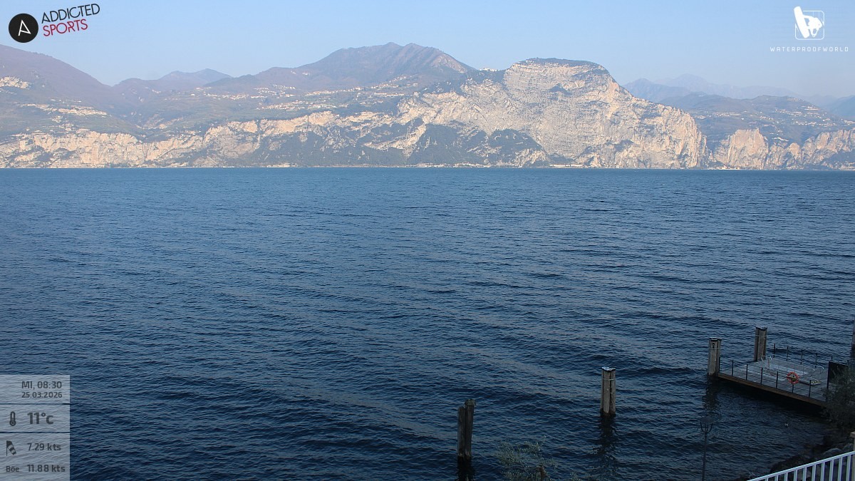 Archiv Foto Webcam Gardasee - Brenzone