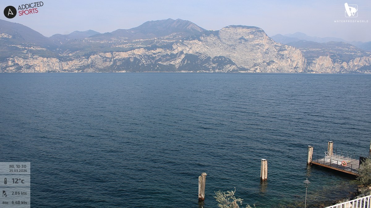 Archiv Foto Webcam Gardasee - Brenzone