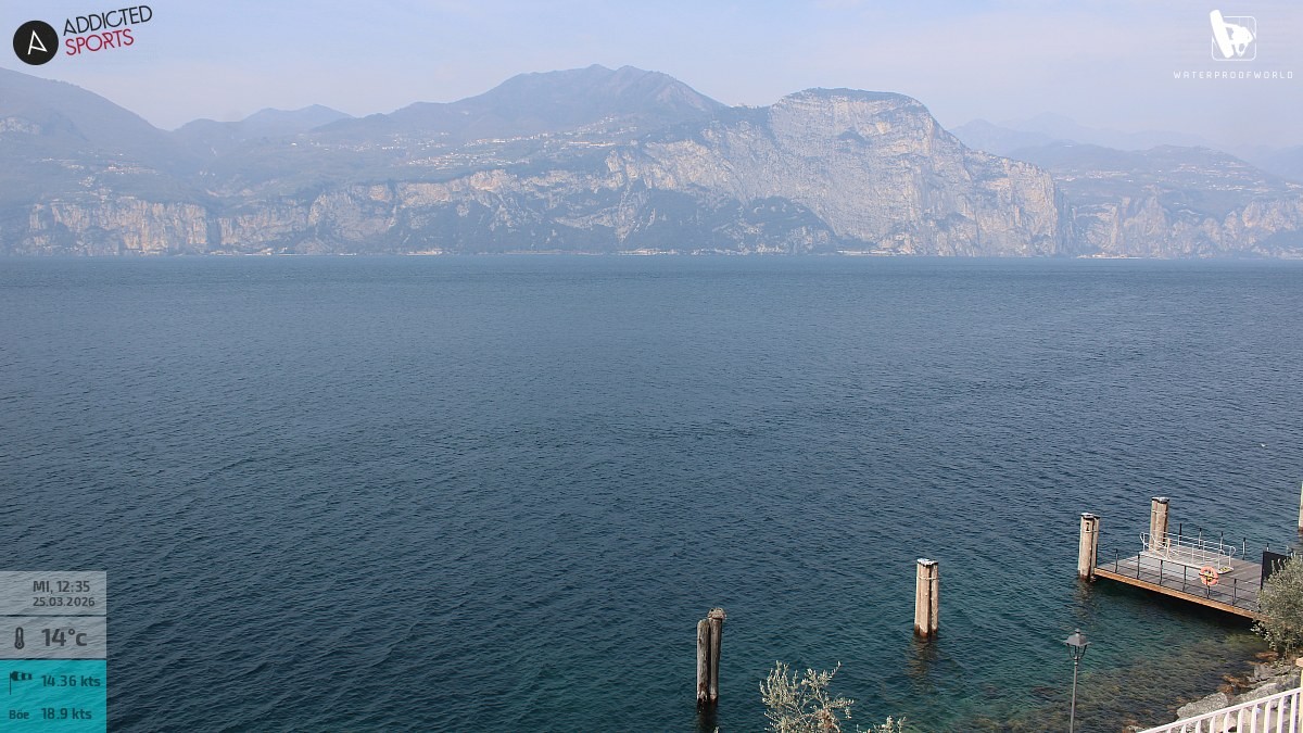 Archiv Foto Webcam Gardasee - Brenzone