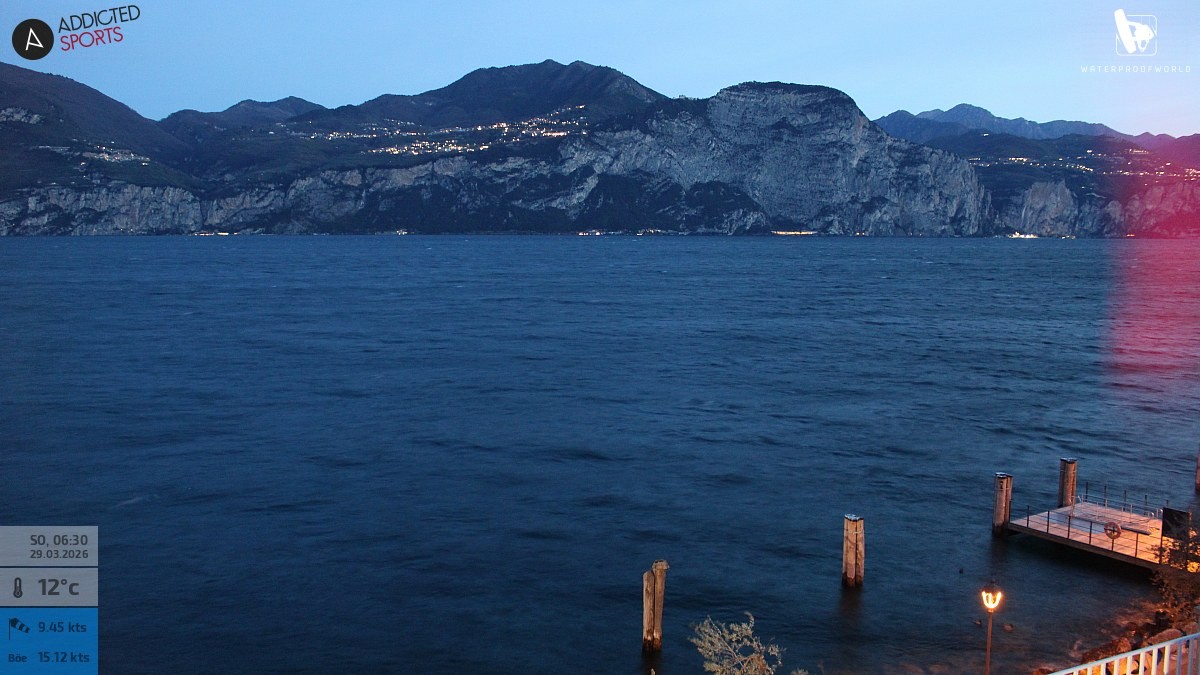 Archiv Foto Webcam Gardasee - Brenzone