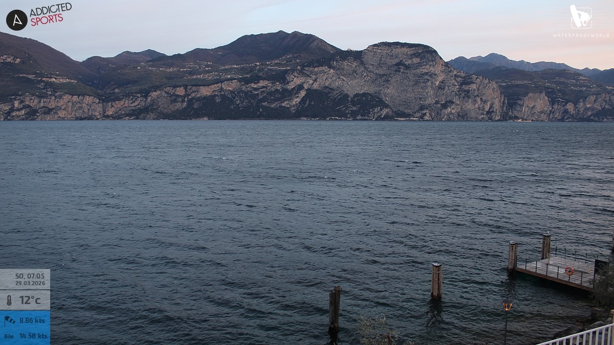 Archiv Foto Webcam Gardasee - Brenzone