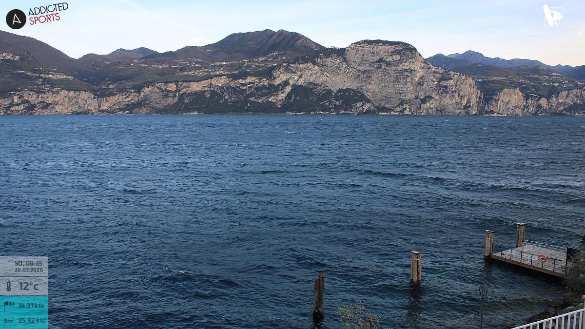 Archiv Foto Webcam Gardasee - Brenzone